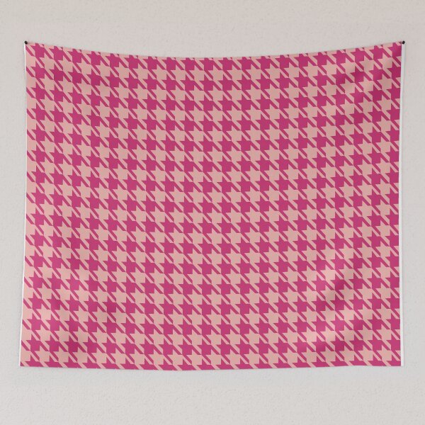 Item preview, Houndstooth Pattern - Pink and Red designed and sold by AlteredAtelier.