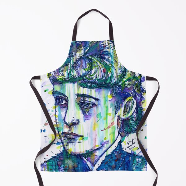 Item preview, EDITH WHARTON watercolor and ink portrait designed and sold by lautir.