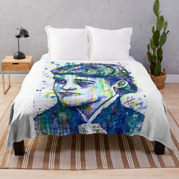 Item preview, EDITH WHARTON watercolor and ink portrait designed and sold by lautir.
