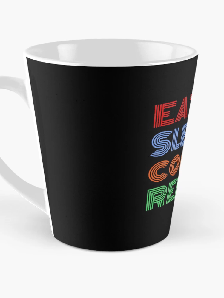 Thumbnail 3 of 4, Coffee Mug, Eat Sleep Code Repeat JavaScript Programming designed and sold by Sour Soul.