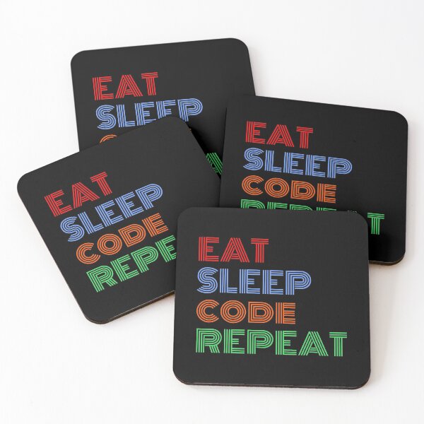Item preview, Eat Sleep Code Repeat JavaScript Programming designed and sold by Sour Soul.