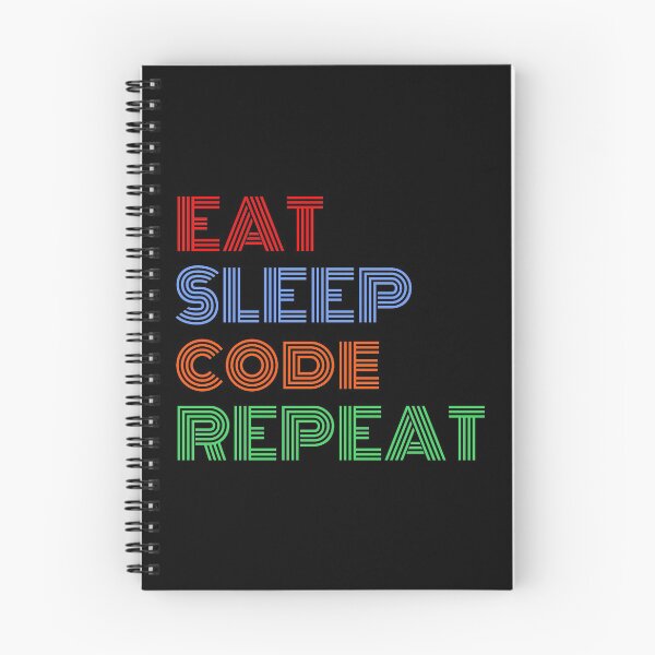 Item preview, Eat Sleep Code Repeat JavaScript Programming designed and sold by Sour Soul.