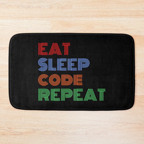 Item preview, Eat Sleep Code Repeat JavaScript Programming designed and sold by Sour Soul.