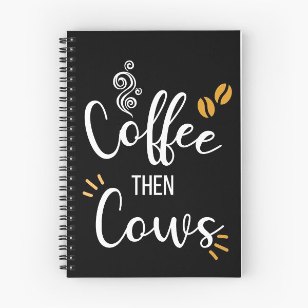 Item preview, Coffee Then Cows Funny designed and sold by The Little Wood Cottage.