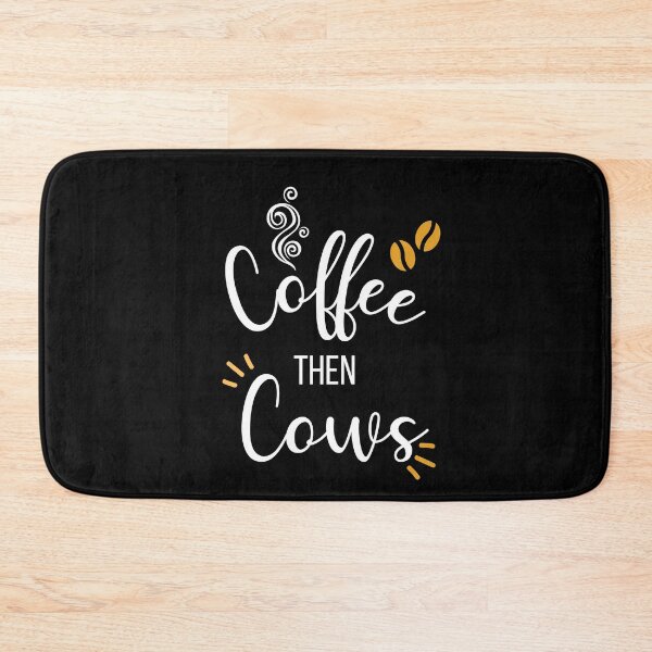 Item preview, Coffee Then Cows Funny designed and sold by The Little Wood Cottage.