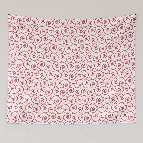 Item preview, Red Curved Patterns, Vintage Curved Patterns, Gift for her , Gift for woman designed and sold by garniturex.