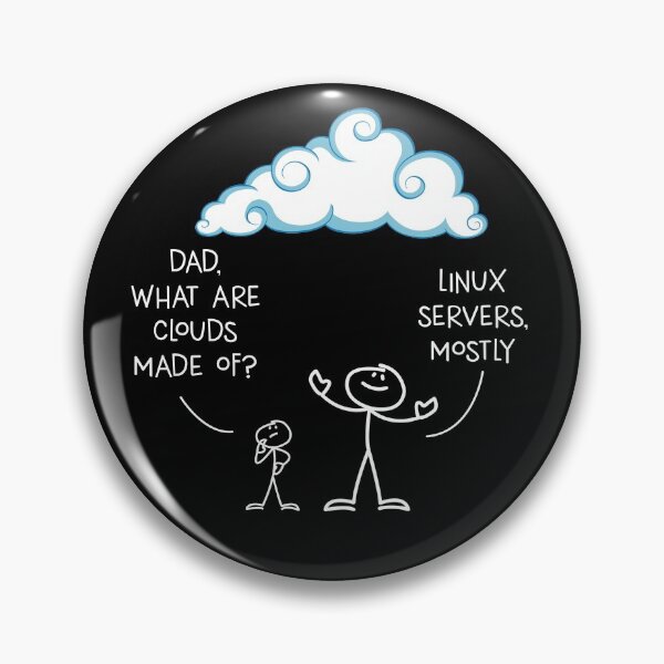 Item preview, Clouds Mostly Made Of Linux And Server - Funny Coding designed and sold by styleofpop.