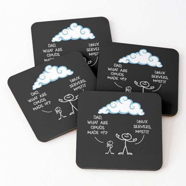 Item preview, Clouds Mostly Made Of Linux And Server - Funny Coding designed and sold by styleofpop.