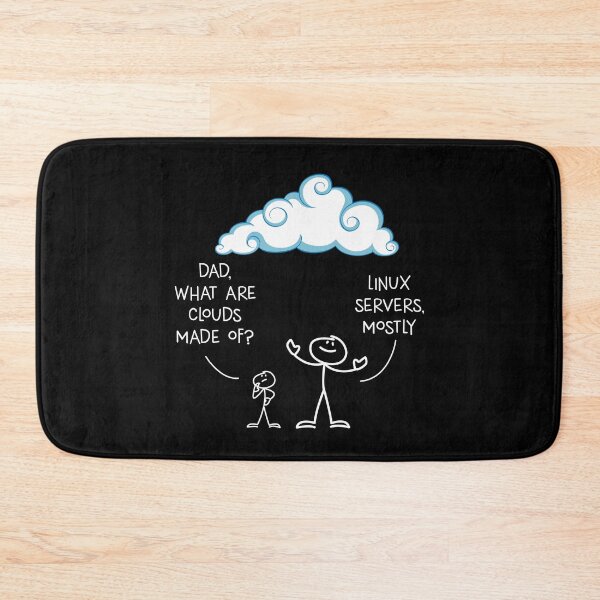 Item preview, Clouds Mostly Made Of Linux And Server - Funny Coding designed and sold by styleofpop.