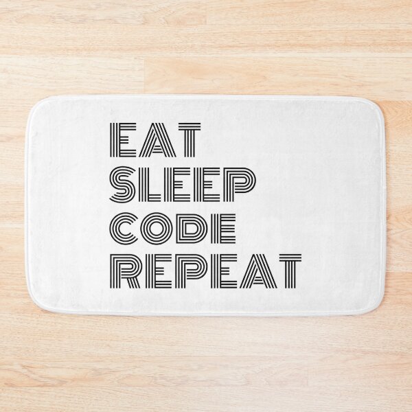 Item preview, Eat Sleep Code Repeat Javascript Coding designed and sold by Sour Soul.