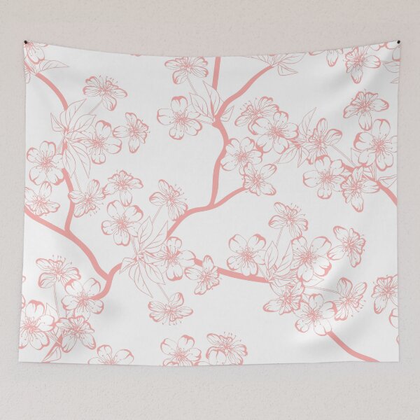Item preview, Cherry blossoms beautiful flower pattern artwork designed and sold by AnujShah7.