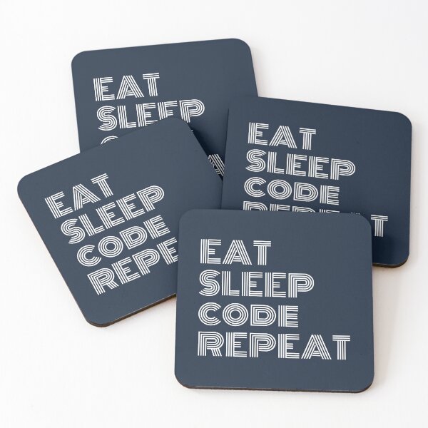 Item preview, Eat Sleep Code Repeat Swift Coder designed and sold by Sour Soul.