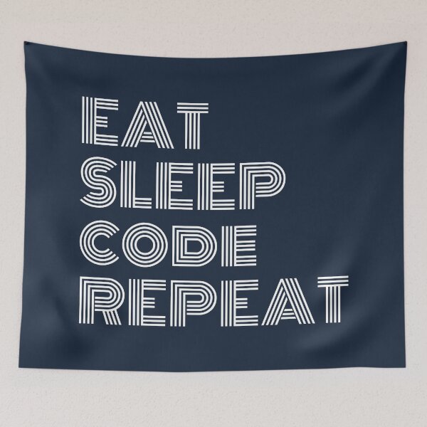 Item preview, Eat Sleep Code Repeat Swift Coder designed and sold by Sour Soul.
