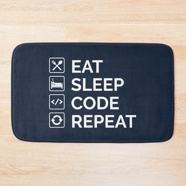 Item preview, Eat Sleep Code Repeat Swift Coding designed and sold by Sour Soul.