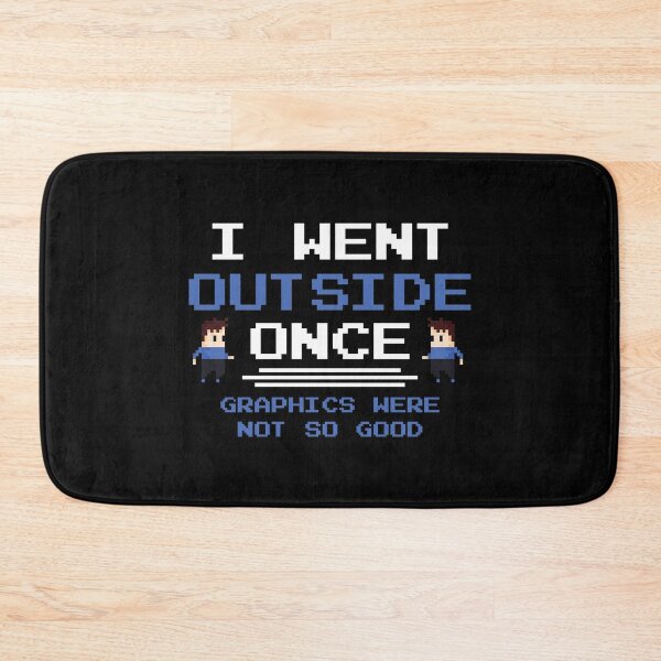 Item preview, I Went Outside Once Graphics Were Not So Good - Funny Coding designed and sold by styleofpop.