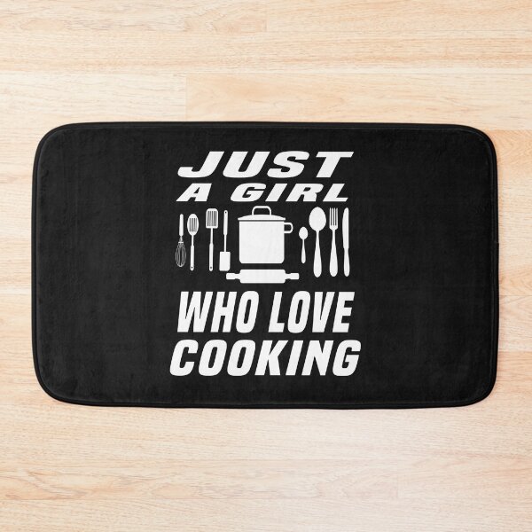 Item preview, Just A Girl Who Love Cooking designed and sold by ibrastore.