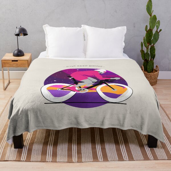 Item preview, Just Keep Biking Creative Design designed and sold by benarik.