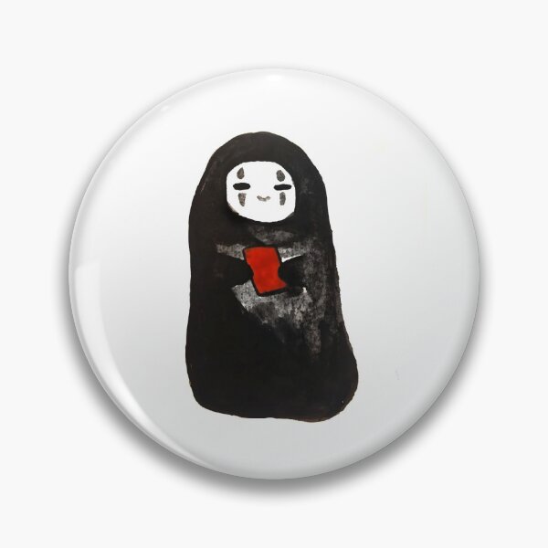 Item preview, no face - kaonashi with a red envelope designed and sold by ppillowcase.