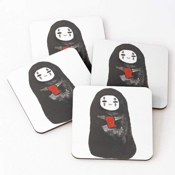 Item preview, no face - kaonashi with a red envelope designed and sold by ppillowcase.