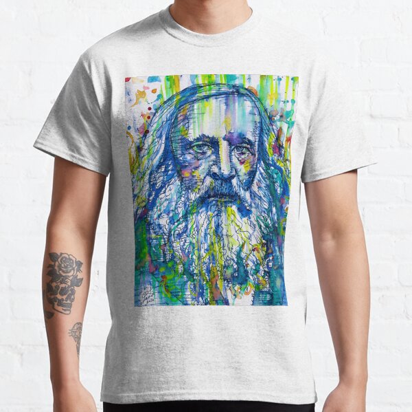 DMITRI MENDELEEV watercolor and ink portrait Classic T-Shirt