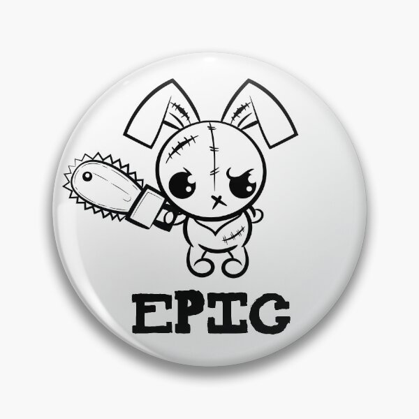 Item preview, Epic Grumpy Voodoo Bunny Cute Monster designed and sold by ProjectX23.
