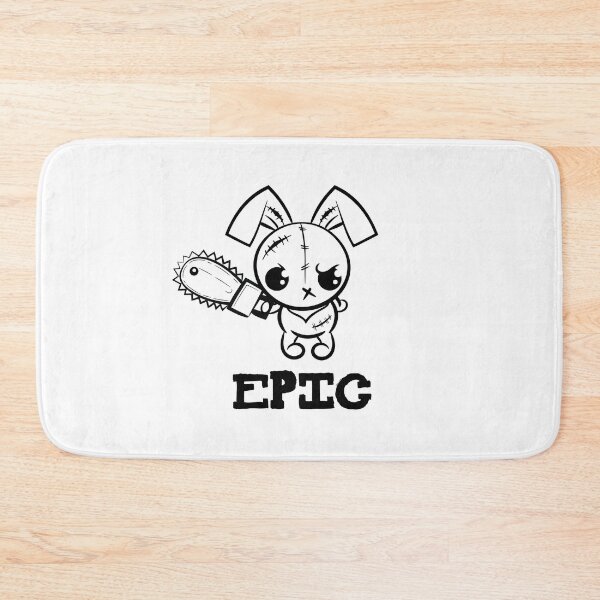 Item preview, Epic Grumpy Voodoo Bunny Cute Monster designed and sold by ProjectX23.