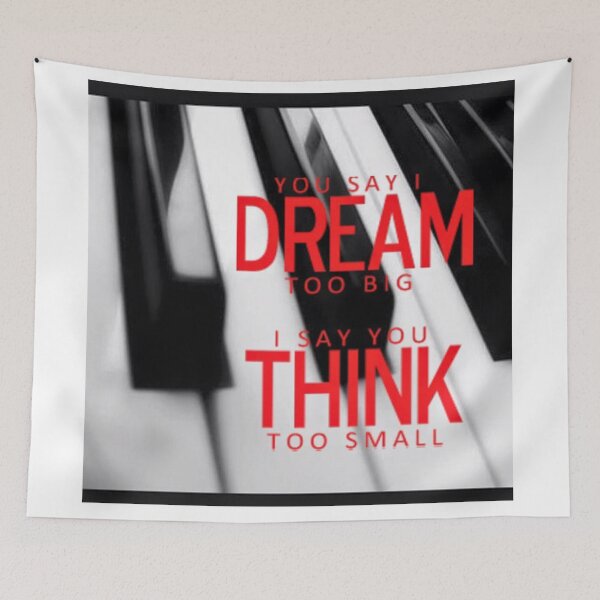Item preview, you say i dream to big, i say you think to small designed and sold by charmaine pettigrew.
