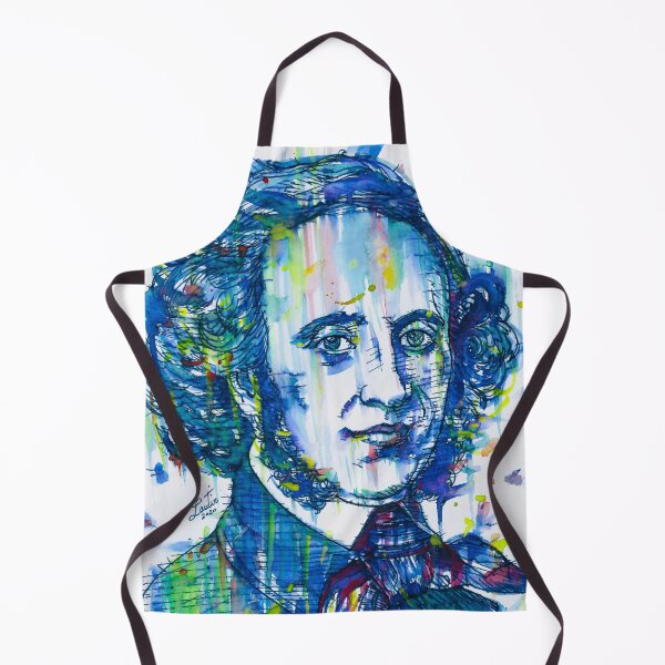 Item preview, FELIX MENDELSSOHN watercolor nd ink portrait designed and sold by lautir.