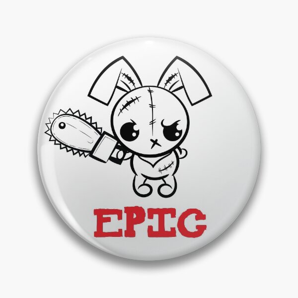 Item preview, Epic Grumpy Voodoo Bunny Cute Monster designed and sold by ProjectX23.