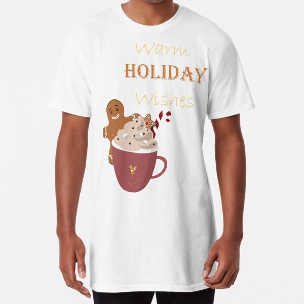 longline christmas t shirt