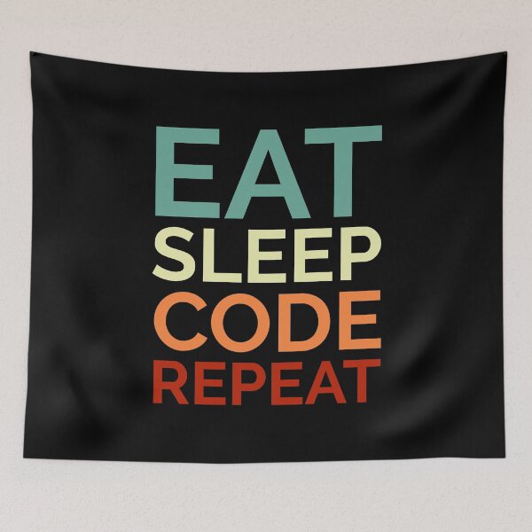 Item preview, Eat Sleep Code Repeat Swift Programmer designed and sold by Sour Soul.