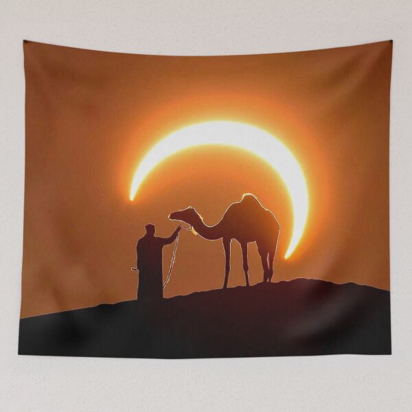 Item preview,  desert bedouin in solar eclipse designed and sold by 42youbest.