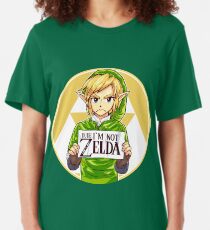 Dude, I'm Not ZELDA! Slim Fit T-Shirt