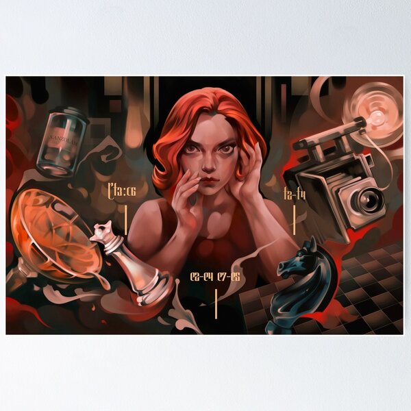 Queen's Gambit Fine Wall Art, Celebrity Art Online