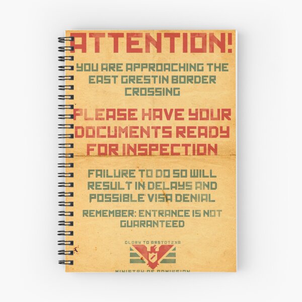 Item preview, Papers, Please - Attention designed and sold by Ketchoutchou.