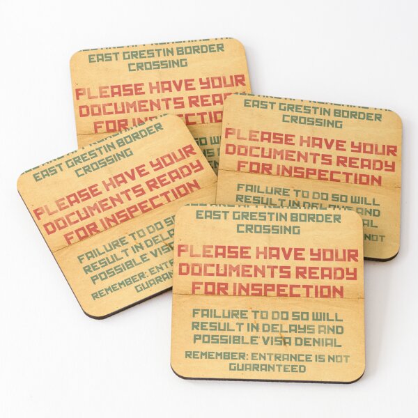 Item preview, Papers, Please - Attention designed and sold by Ketchoutchou.