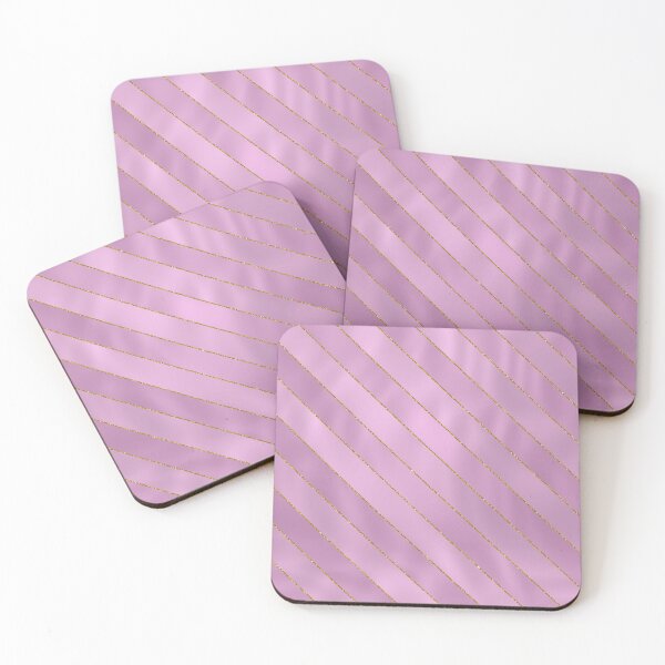 Item preview, Chic Glitter Pinstriped Satin Ribbons in Pink designed and sold by ReesDesigns.