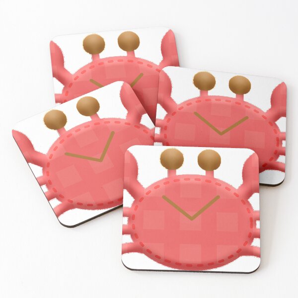 Item preview, Cute Kawaii Red Crab Beach Patch designed and sold by junebug042.