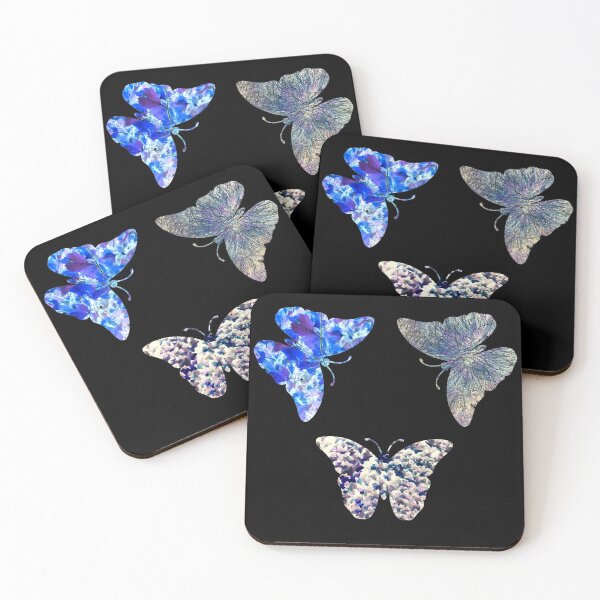 Item preview, Three Bluish Butterflies designed and sold by ChibiKolossus.