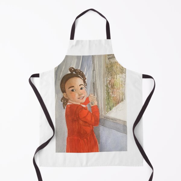 Item preview, Bambina con il vestito rosso designed and sold by sabrina pellegrino.