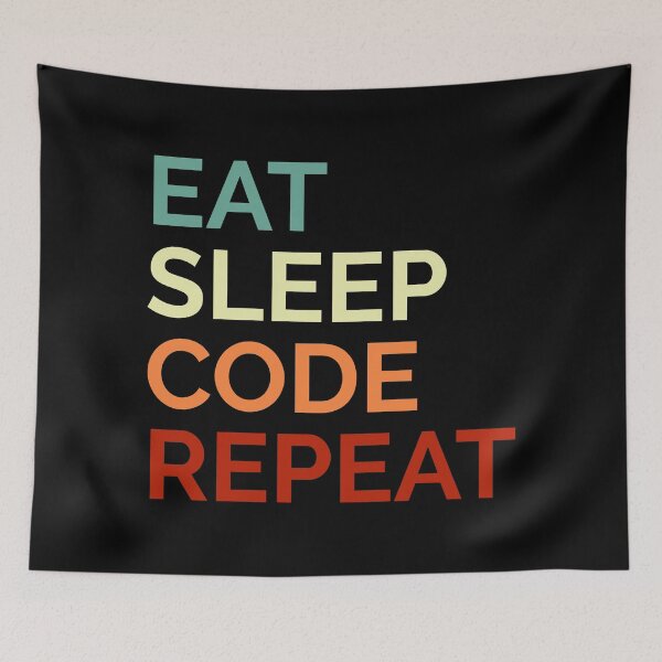 Item preview, Eat Sleep Code Repeat Swift Programming designed and sold by Sour Soul.