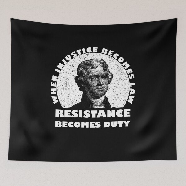 Artikelvorschau, Thomas Jefferson Resistance Patriotic Phrase entworfen und verkauft von h44k0n.