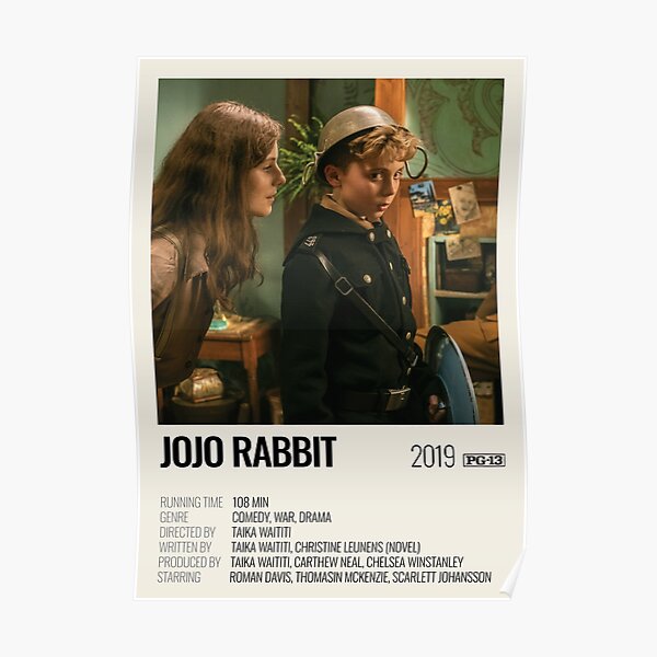 Jojo Rabbit (2019) movie poster Poster