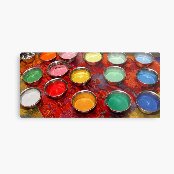 Mandala Sand Metal Print