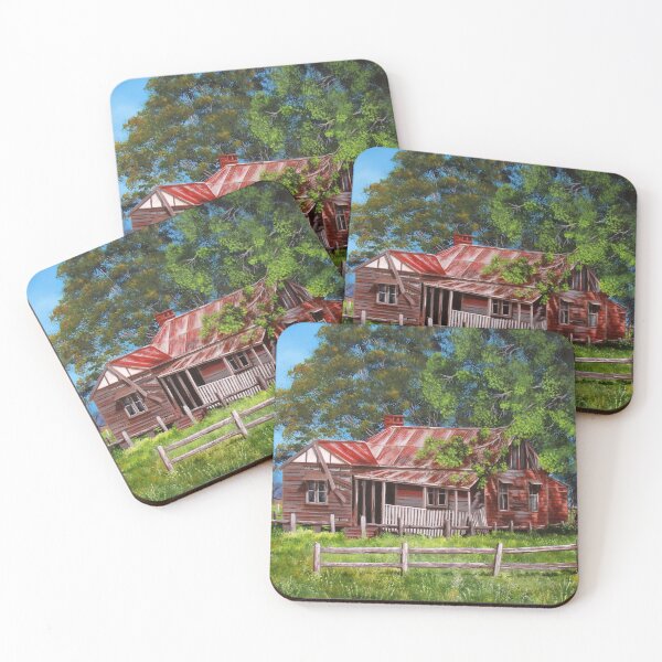Item preview, Abandoned old farm house acrylic painting designed and sold by Debra Dickson.