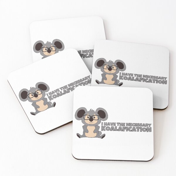 Item preview, I Have The Necesarry Koalafication - Cute Koala Geek designed and sold by PandaSoul.