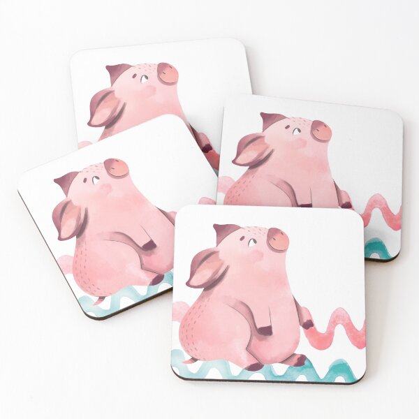Item preview, Pink piggy is the most cute animals from the farm. designed and sold by MagdalenaRulez.