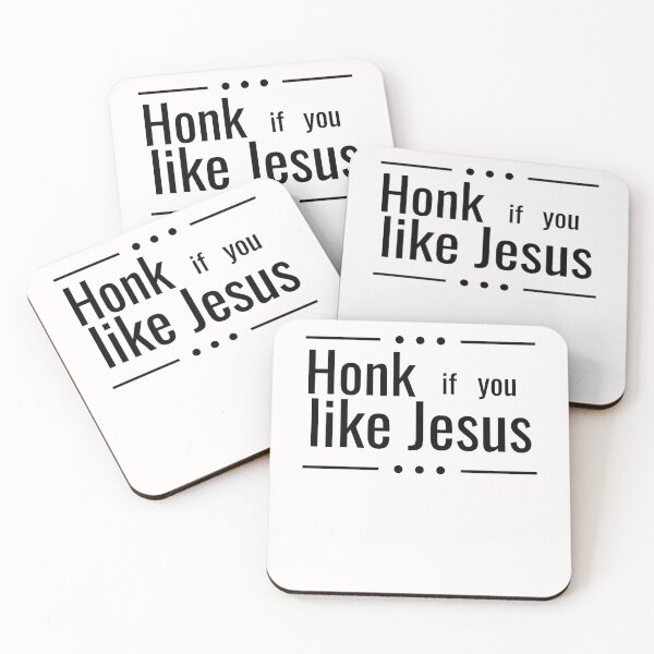 Item preview, honk if you like jesus designed and sold by JaMatt1983.
