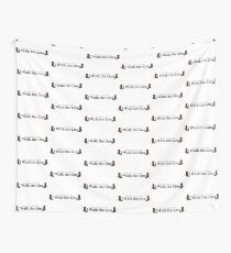 I Walk the Line Wall Tapestry