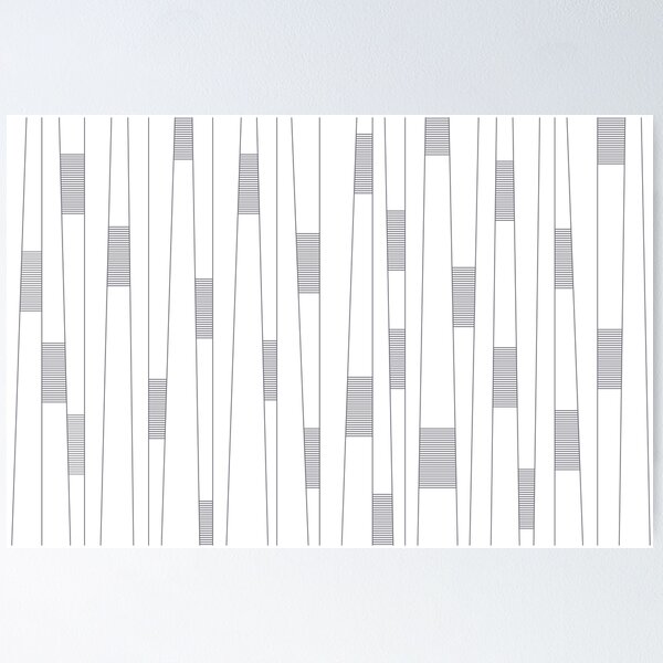 Item preview, Simple, minimal, modern line graphic pattern  designed and sold by theendup.